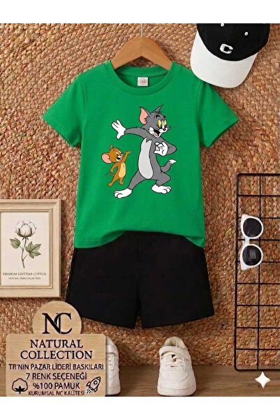 Nice Clothes ΚΑΛΟΚΑΙΡΙΝΟ ΠΑΙΔΙΚΟ ΣΕΤ ΜΠΛΟΥΖΑΚΙ-ΣΟΡΤΣ UNISEX (ΕΚΤΥΠΩΣΗ TOM E J...