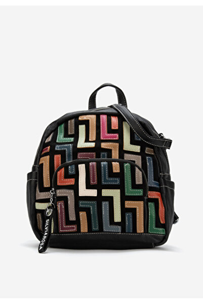 B T Shoes Women's backpack Silvia Rosa 6128 black