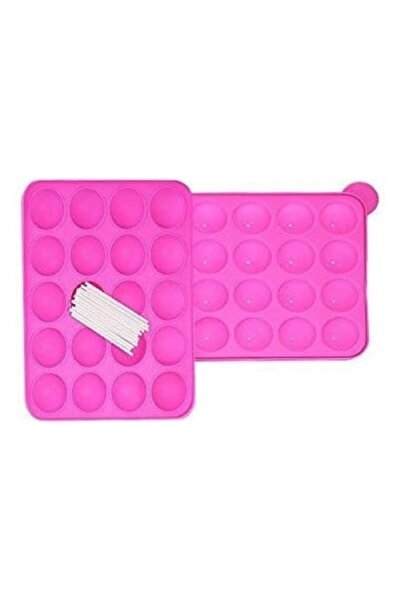 N Novacris Store Καλούπι σιλικόνης για 20 μπαλάκια με συμπεριλαμβανόμενο ξυλά...