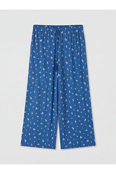 LC Waikiki Rmz Gi̇yi̇m Farkiyla Women's Floral Pajama Bottoms with Waist Cord