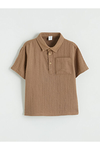 LC Waikiki I Short Sleeve Muslin Boys' Shirt from Freezen Store