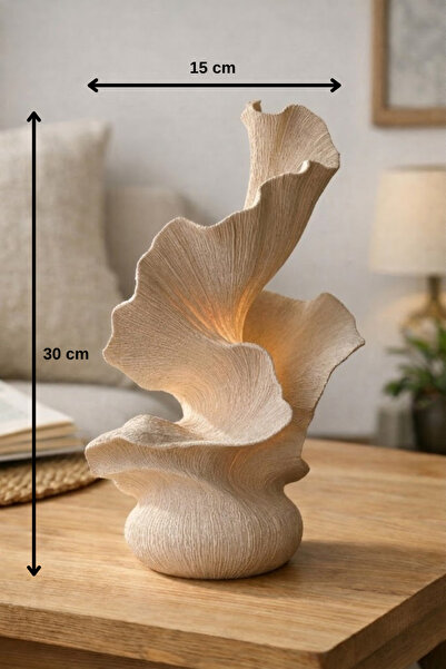 LayerOne Modern Sanatsal Dekoratif Biblo – 30 cm