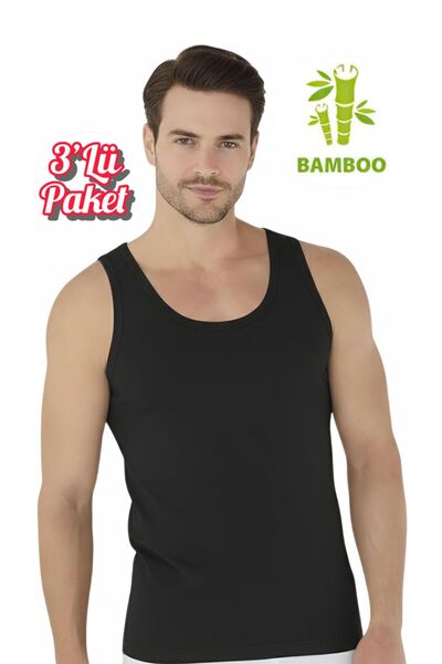 Özten İç Giyim 3-Pack Super Soft Bamboo Men's Undershirts Ozt3-1005