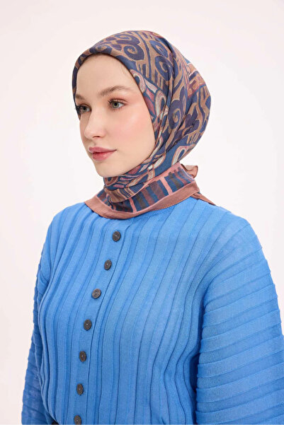 Silk Home Φουλάρι από βισκόζη βελόρα με αρχαία μοτίβα Four Seasons 6419-06