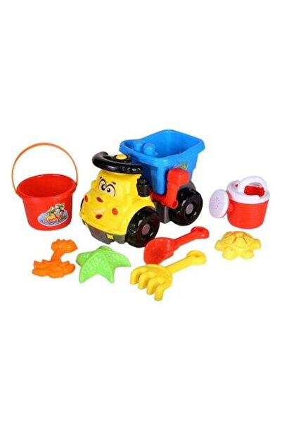 Wonderland Σετ φορτηγού με 7 αξεσουάρ για παιχνίδι στην παραλία ή στην άμμο