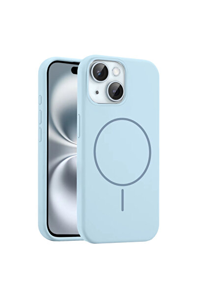 halkhouse İphone 14 & İphone 13 Kılıf Kamera Korumalı Mage Safe Özellikli Jok...