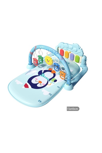 My modern game Baby Piano Mat Multi-Activity Infant Playmat - Animal Design w...