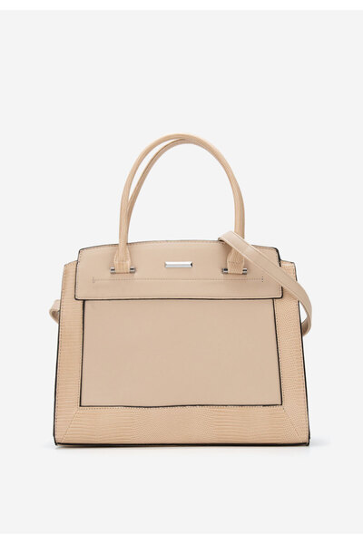 B T Shoes Women's office bag Silvia Rosa 8179 beige