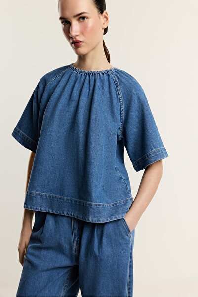 LEFTIES Denim bluz