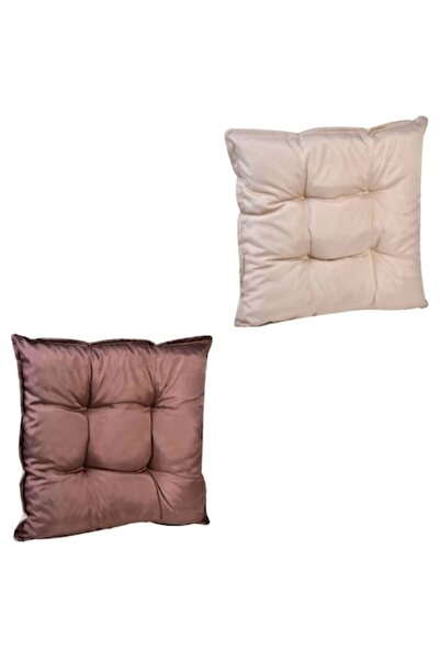 OEM Μαξιλάρι Καρέκλας Κήπου, Διπλής Όψης, Αδιάβροχο Υλικό, Μπεζ/Καφέ, 50x60x1...