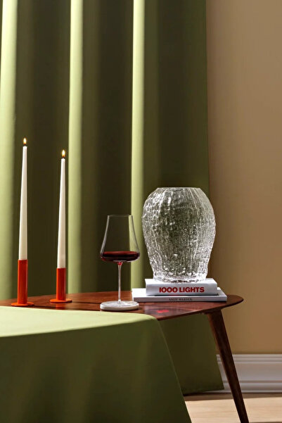 Paşabahçe Nude Molten Vase Transparent