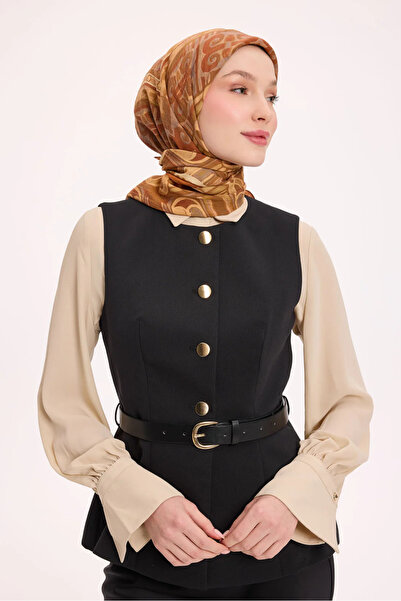 Silk Home Φουλάρι από βισκόζη βελόρα με αρχαία μοτίβα Four Seasons 6419-02