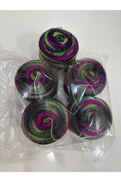SÜSLÜTASARIM Etrofil ebruli simli ip (500 gram)ebruli