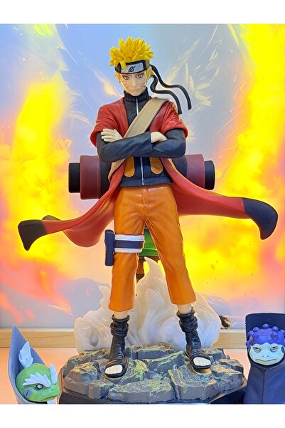 NARUTO uzumaki anime figür ışıklı 17 cm