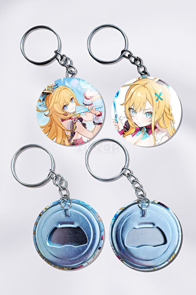 ZipZap Escoffier Genshin Impact Διακοσμητικό Μπρελόκ για Τσάντα (2 ΤΕΜ)