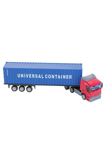 Wonderland Camion de jucărie cu remorcă, 1:64, Multicolor, 26x6x9 cm