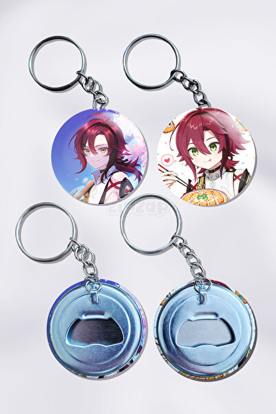 ZipZap Heizou Genshin Impact Διακοσμητικό Μπρελόκ για Τσάντα (2 ΤΕΜ)