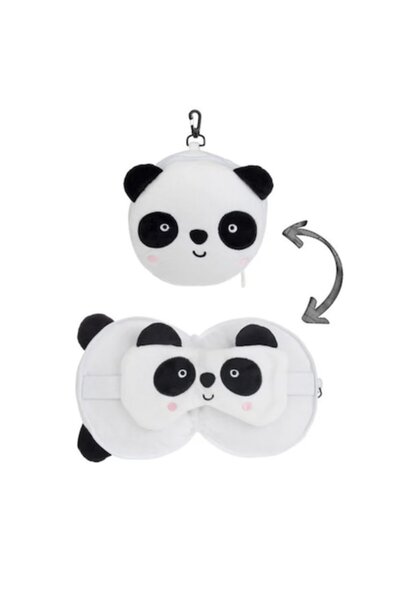 OEM Μαξιλάρι ταξιδιού και μάσκα ύπνου, Πολυεστέρας, Μοντέλο Πάντα