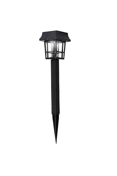 Wonderland Ηλιακό Φανάρι LED για τον Κήπο, Μαύρο, 24 εκ.