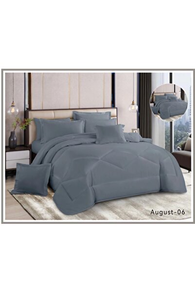 Ropi Solid Color Modern Design Double Bed Duvet Cover Set (2 Pieces)
