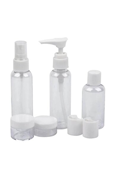 OEM Σετ 5 πλαστικών δοχείων ταξιδίου με 2 αξεσουάρ