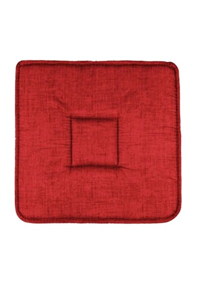 OEM Μαξιλάρι Καρέκλας, Διπλής Όψης, Κόκκινο, 39x39x3εκ.