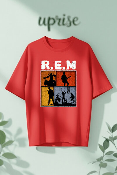 Vordevia R.E.M Βαμβακερό μπλουζάκι με στάμπα, oversized