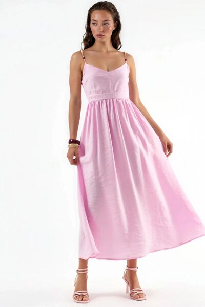 Hiccup Φόρεμα μίντι BUSEM σε γραμμή Α με λεπτομέρεια αξεσουάρ