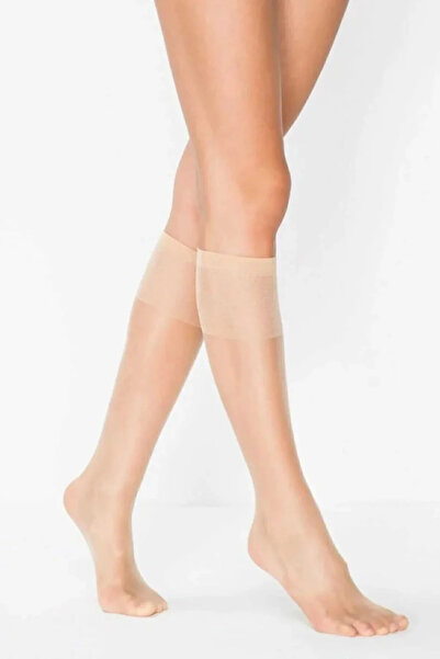 DYZSTAR Women's Below-The-Knee Shiny Denier Stockings Light Skin
