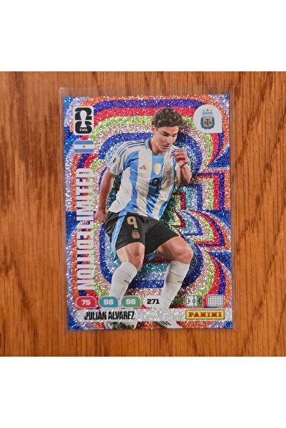 Panini بطاقة لعبة FWC 2026 جوليان ألفاريز الإصدار المحدود المرخصة