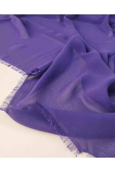 Kumaş Parça Ύφασμα σιφόν σε μωβ χρώμα 145x300εκ.