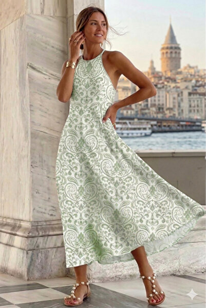 Modayakamoz Νέα σεζόν Γυναικείο Καλοκαιρινό Φόρεμα με Ανοιχτούς Ώμους και Μακ...