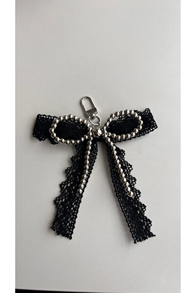 CHARME Dantel Fiyonk Detaylı Çanta Charmı & Aksesuar & Anahtarlık