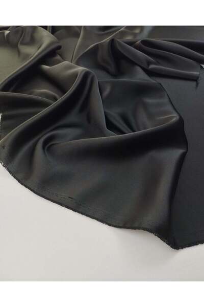 Kumaş Parça Σατέν Τοκ σε Μαύρο Χρώμα 140x250εκ.