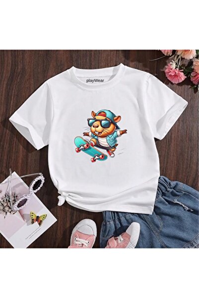 playwear Tricou unisex pentru copii, 100% bumbac, cu imprimeu Kay Kay Mouse, ...