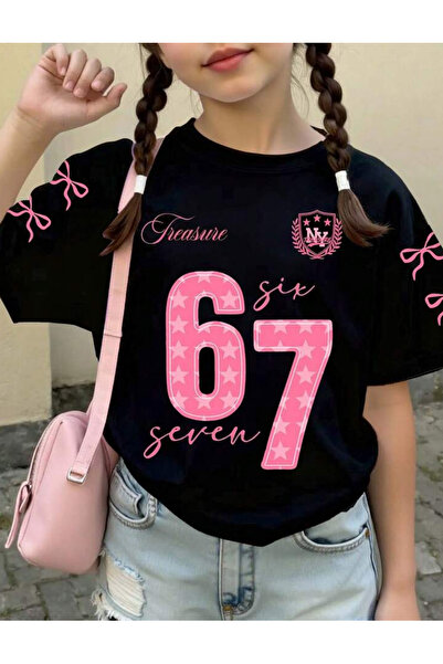 barsdepo T-SHIRT για κορίτσια με στάμπα SIX SEVEN με δώρο έκπληξη |   Κορυφαί...