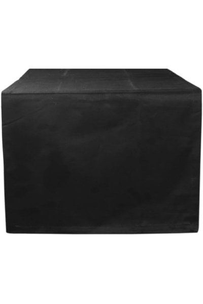 Porland عداء أسود مسطح 45x150 سم