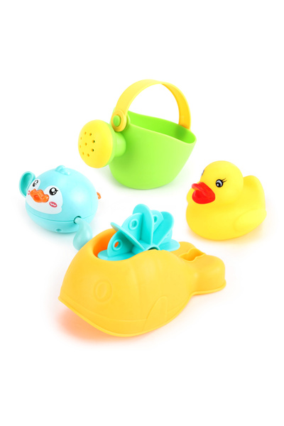 Moon Baby Bath Toys – Mini Floating Duck with Accessories