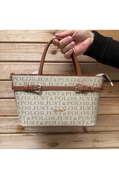 Just Polo Women's Black Hand and Shoulder Bag with Cross Strap for Daily Styl...
