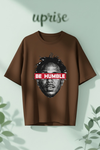 Vordevia Μπλουζάκι Kendrick Lamar από βαμβάκι με στάμπα, σε oversized γραμμή