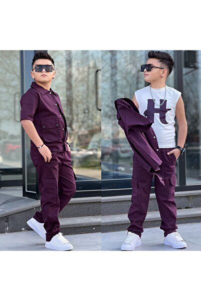 zavera for kids Αγορίστικο Λινό Καλοκαιρινό Σετ 3 τεμαχίων - Σακάκι - Παντελό...