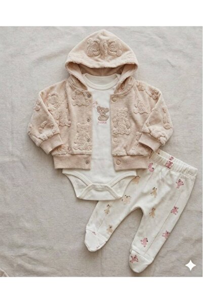 KapsülBebek 100% Cotton 3-Piece Baby Set