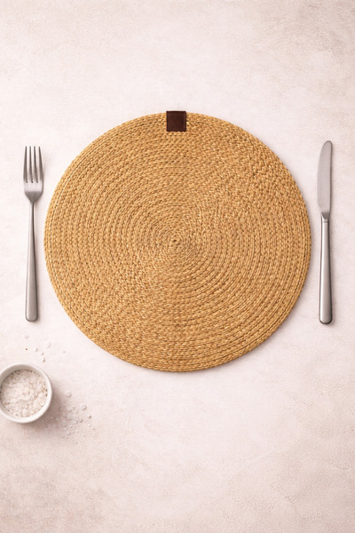 Mirayra Tekstil Σουπλά με όψη ψάθας από γιούτα - Μοντέρνο Αμερικάνικο Σουπλά ...