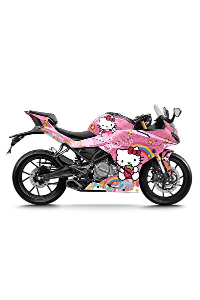 RR Graphic CF MOTO SR 250 SR HELLO KİTTY GRAPHİC KİT KAPLAMA STİCKER KİT 2
