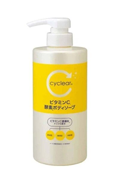 CYCLEAR صابون غسول الجسم بفيتامين سي من كومانو يوشي - 500 مل