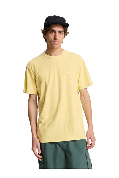 Quiksilver Ανδρικό πράσινο μπλουζάκι με στρογγυλή λαιμόκοψη Eqykt04391-gcc0