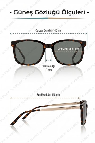 Daniel Klein Handmade Acetate Polarized - Uv400 Protection Leopard Pattern Men Sunglasses 54 Ekartman Dkg6285C3