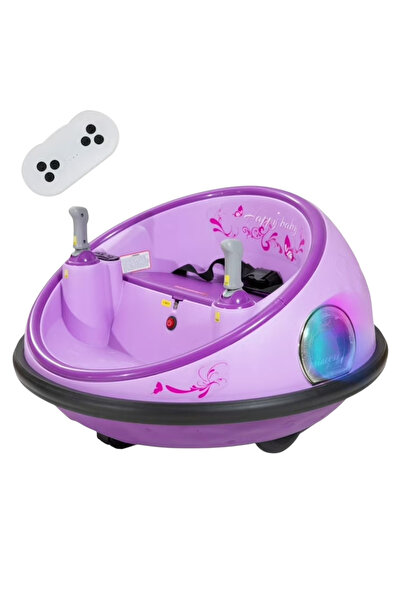 CWT Ηλεκτρικό Αυτοκινητάκι Σύγκρουσης DLS-K1 Ροζ Διαστημόπλοιο, Περιστροφή 36...