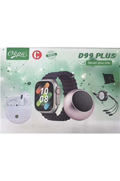 BSG TECH Σετ D99 Plus με Έξυπνο Ρολόι, Ακουστικά εντός αυτιού, Ηχείο και Καλώ...