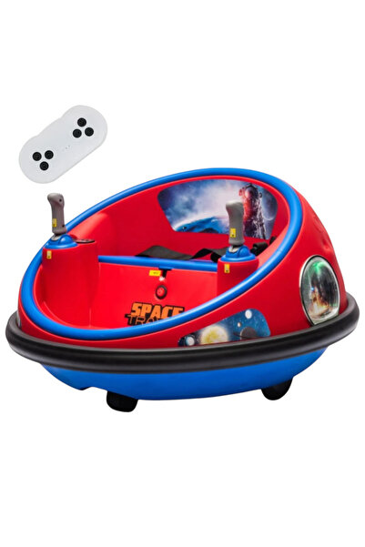 CWT Ηλεκτρικό Αυτοκινητάκι Σύγκρουσης DLS-K1 Διαστημόπλοιο Κόκκινο, Περιστροφ...